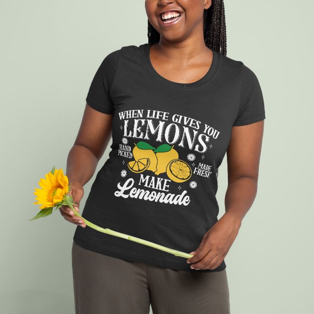 When Life Gives You Lemons Hand T Shirt (When Life Gives You Lemons Hand)