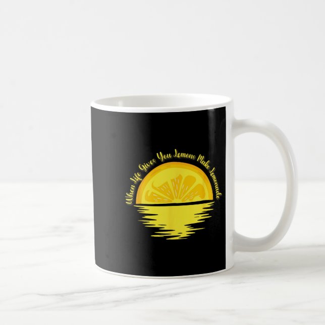 When Life Gives You Lemons Make... - Lemonade  Kaffemugg (Höger)