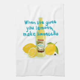 When Life Gives You Lemons - Make Limoncello Kökshandduk