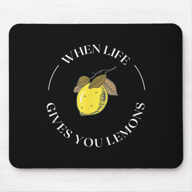 When Life Gives You Lemons Motivational Quote Lemo Musmatta (Framsidan)