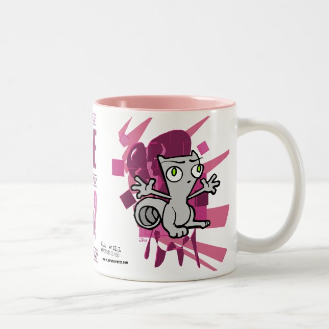 When ska idiotin avslutar? Foamy mugg (Höger)