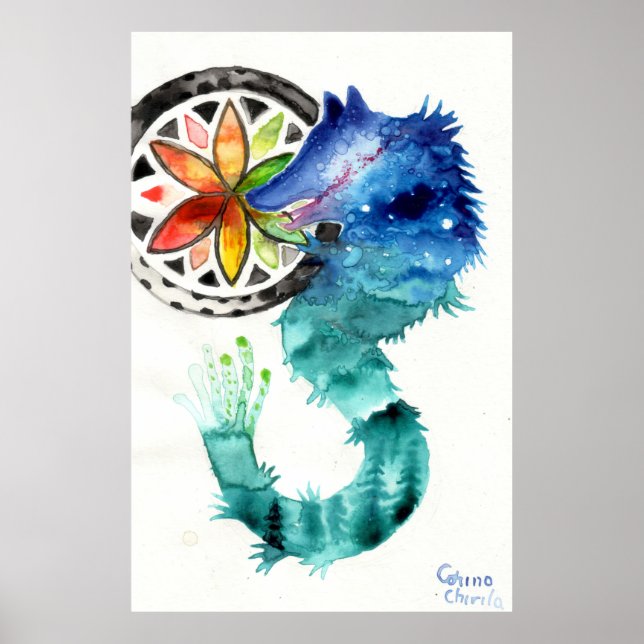when the dacian wolf is missing the forest poster (Framsidan)