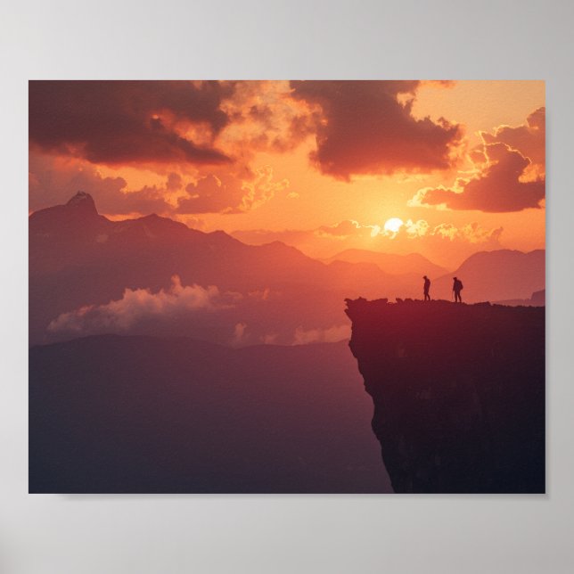 When the Mountains Touch Fire Poster (Framsidan)