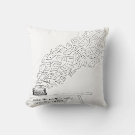 When the Muse Finally Gets Her Coffee Kudde