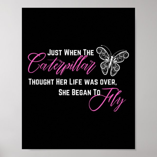 When Thought Her Life Was Over She Began To Fly  Poster (Framsidan)