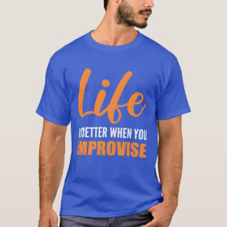 When you Improvise Movie Director Gift vintage T Shirt