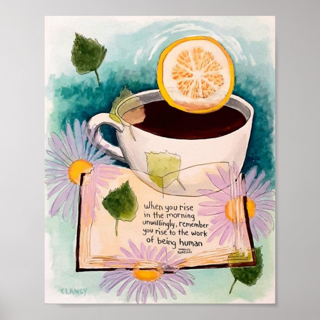 When You Rise Unwillingly print Poster (Framsidan)