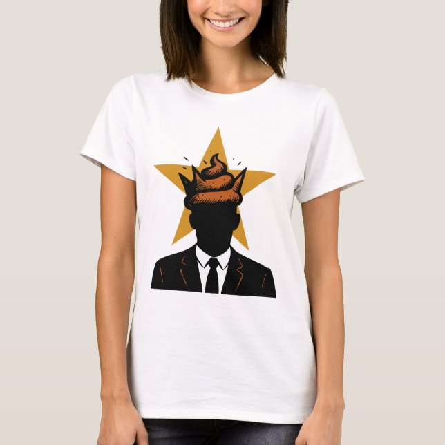 When your leader has a smelly crown... t shirt (Framsida)