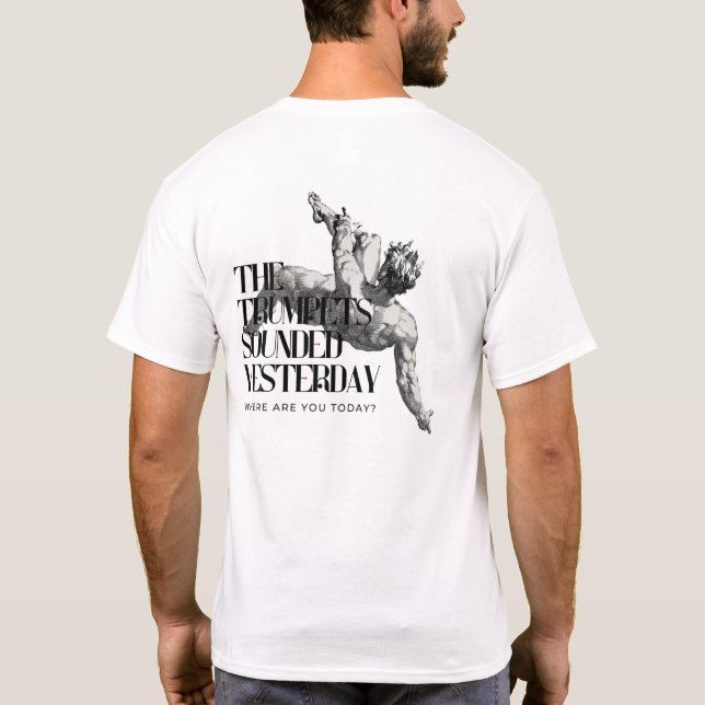 Where Are You Today? T Shirt (Baksida)