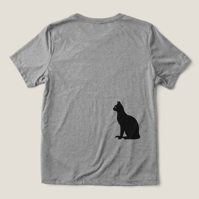 Where curiosity meets the cosmos. t shirt (Design Baksida)