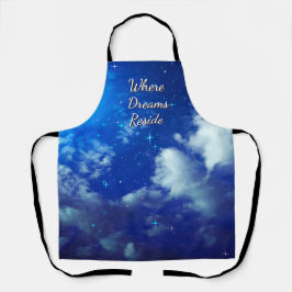 Where Dreams Reside Apron | Night Sky Cooking Wear