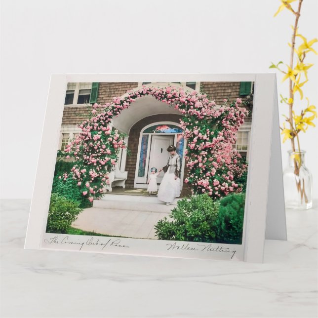 Where flowers bloom so does hope.  kort (Gul blomma)