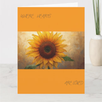 Where Hearts Are Loved – Bloom Poem Art Print Kort