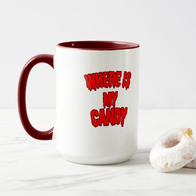 Where Is My Candy Mug – For the Bold & Brave 🍬💥 Mugg (Med munk)