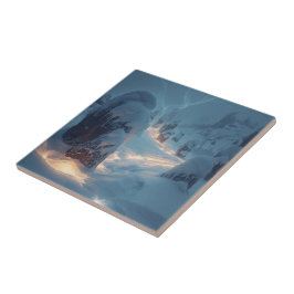 Where Light Wanders in Winter Kakelplatta