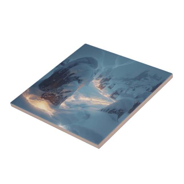 Where Light Wanders in Winter Kakelplatta (Sidan)