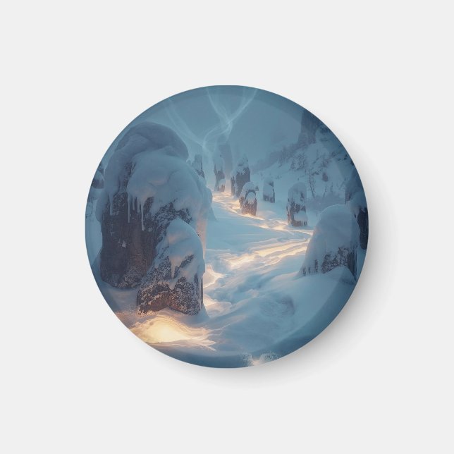 Where Light Wanders in Winter Magnet (Framsidan)