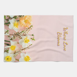 Where Love Blooms Kitchen Towel | Spring Romance  Kökshandduk