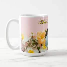 Where Love Blooms Mug | Spring Romance Photo Mug Kaffemugg