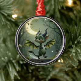 Where moonbeams dance, little mischief awakens.  julgransprydnad metall