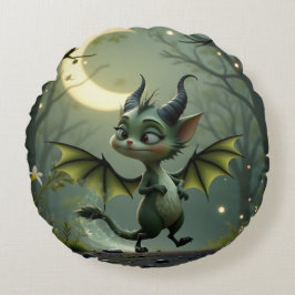 Where moonbeams dance, little mischief awakens.  rund kudde