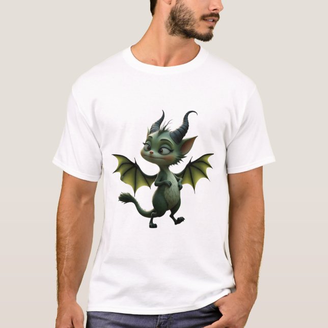 Where moonbeams dance, little mischief awakens.  t shirt (Framsida)