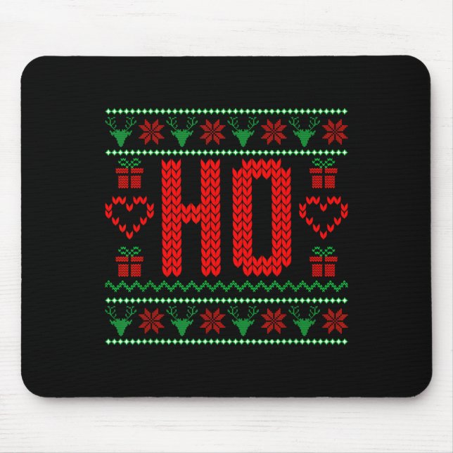 Where My Ho's At Ugly Christmas Sweater Couples Ma Musmatta (Framsidan)