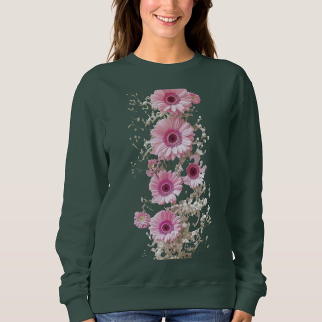 Where Softness Lives A Gentle Bloom Pink Serenade  T Shirt (Framsida)