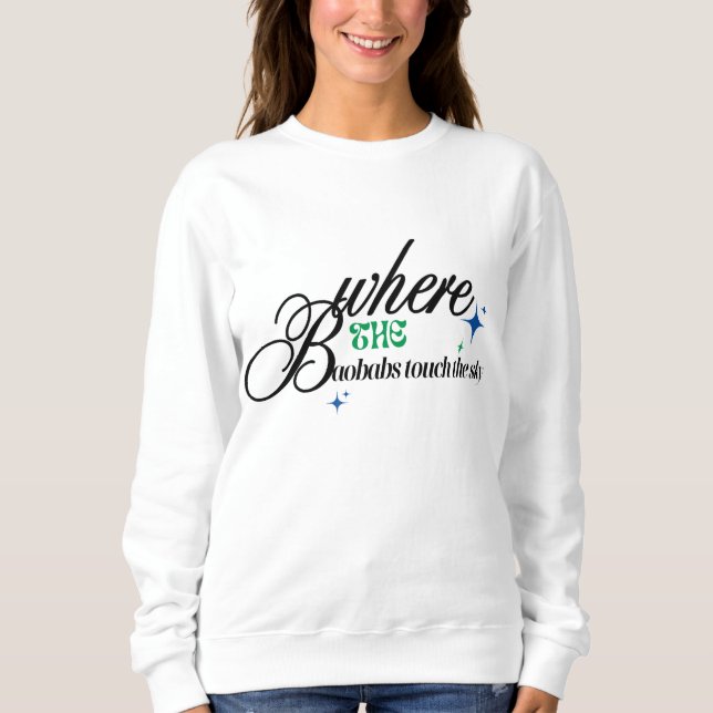 Where the Baobabs Touch the Sky - Madagascar  T Shirt (Framsida)