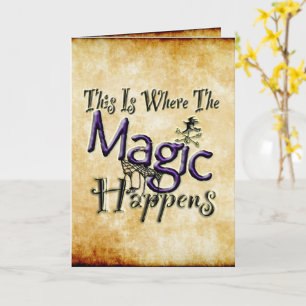 Where The Magic Happens av Carolyn Poster Kort