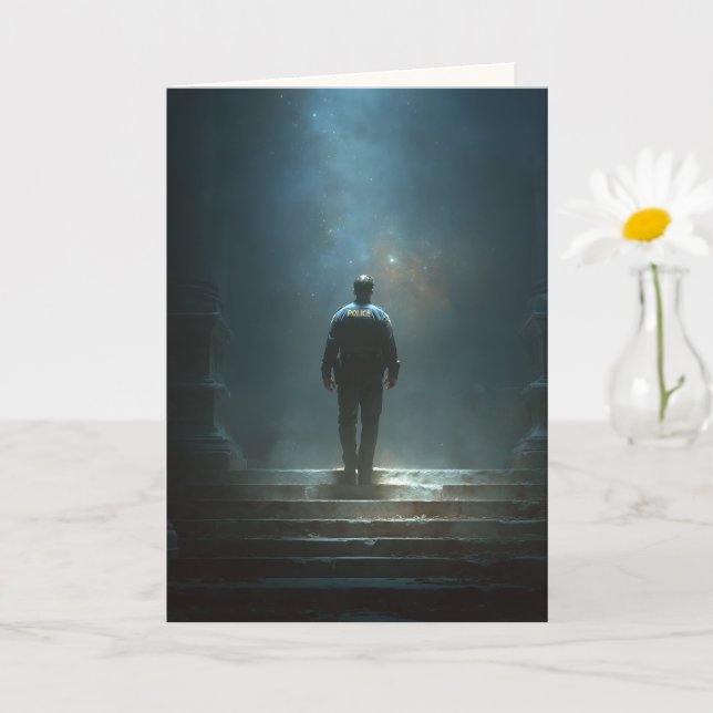"Where the Stars Salute" Sympathy Card Kort (Liten växt)
