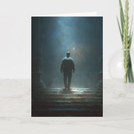 "Where the Stars Salute" Sympathy Card Kort