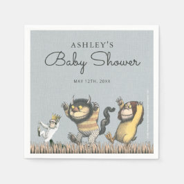 Where the Wild Things Are Baby Shower Servetter