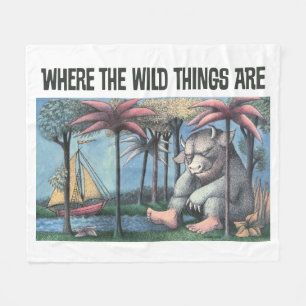 Where The Wild Things Are Bokomslag Fleecefilt