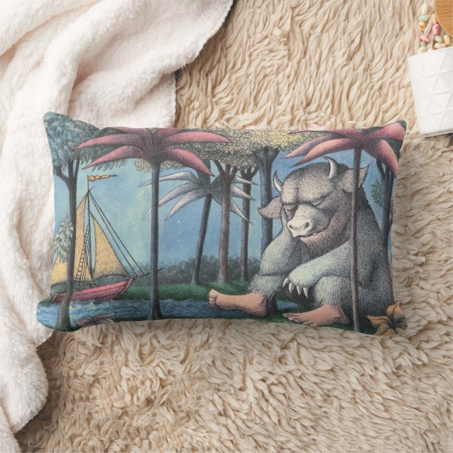 Where The Wild Things Are | Bokomslag Lumbarkudde (Filt)