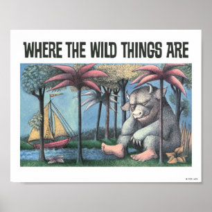 Where The Wild Things Are Bokomslag Poster