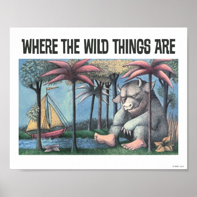 Where The Wild Things Are | Bokomslag Poster (Framsidan)