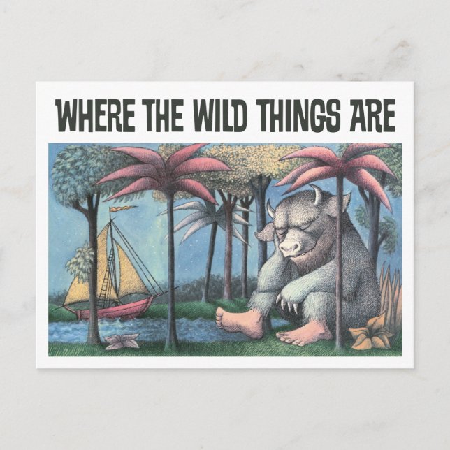 Where The Wild Things Are | Bokomslag Vykort (Framsida)