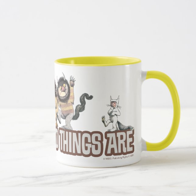 Where the Wild Things Are Characters on Logo Mugg (Höger)