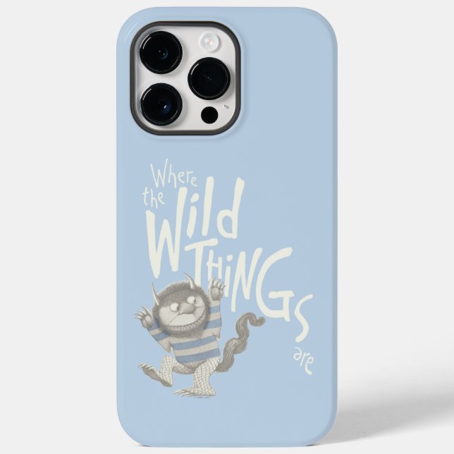 Where the Wild Things Are Citat - Blå (Baksida)