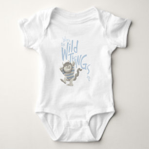 Where the Wild Things Are-citat - Blå T Shirt