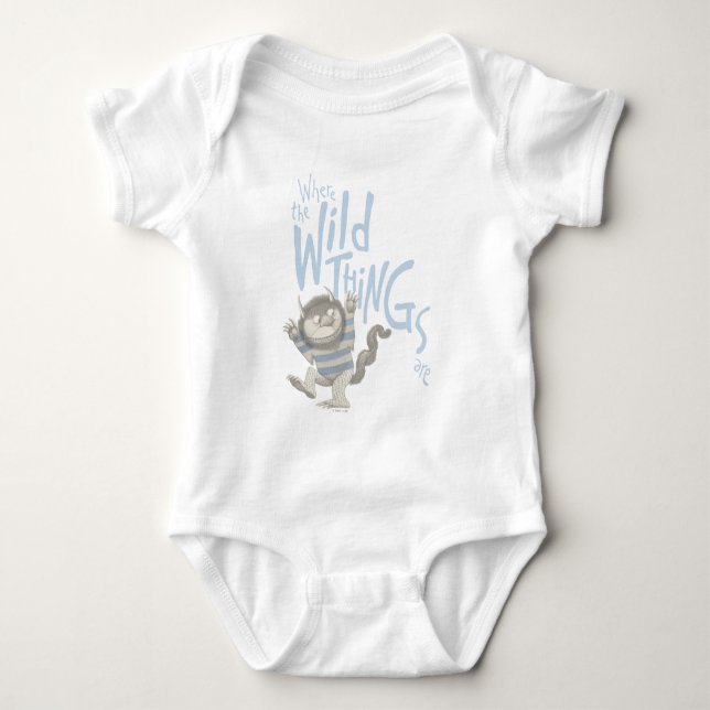 Where the Wild Things Are-citat - Blå T Shirt (Framsida)
