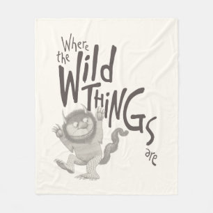Where the Wild Things Are-citat Fleecefilt