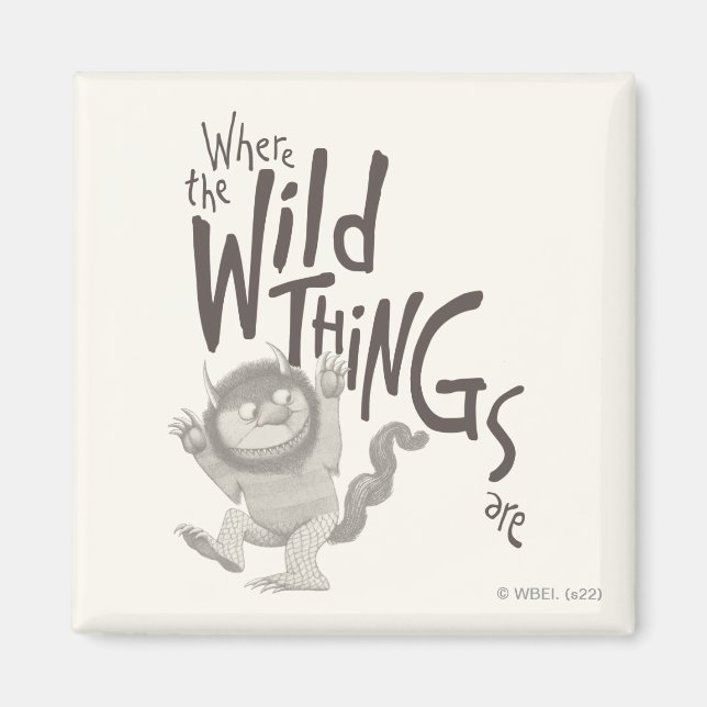 Where the Wild Things Are-citat Magnet (Framsidan)
