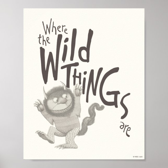 Where the Wild Things Are-citat Poster (Framsidan)