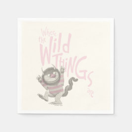 Where the Wild Things Are Citat - Rosa Pappersservett