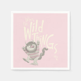Where the Wild Things Are Citat - Rosa Pappersservett