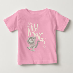Where the Wild Things Are Citat - Rosa T Shirt