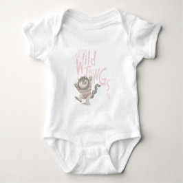Where the Wild Things Are Citat - Rosa T Shirt