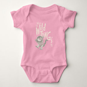 Where the Wild Things Are Citat - Rosa T Shirt
